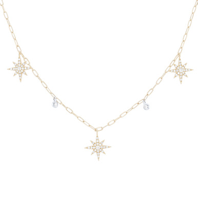 Diamond Celestial Station Necklace