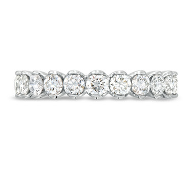 Simon G. Modern Prong Diamond Wedding Band