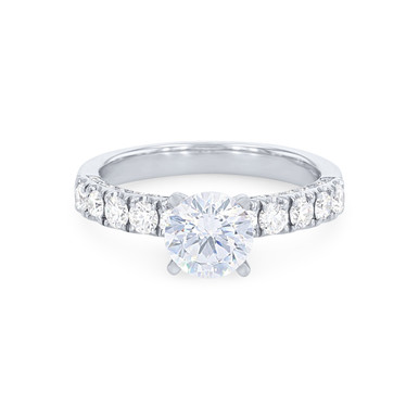 Simon G. Three Sided Diamond Engagement Setting