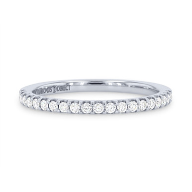 Shared Prong Diamond Wedding Band by Diamonds Direct Designs