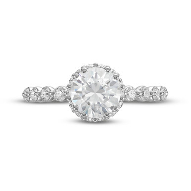 Verragio Renaissance Single Prong Hidden Halo Engagement Setting