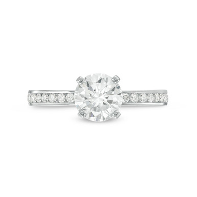 Channel Diamond Engagement Setting by Diamonds Direct Designs