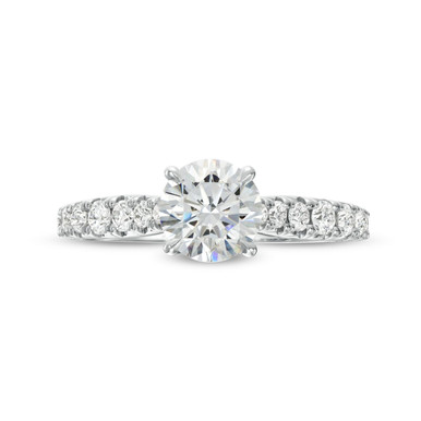 Graduated Diamond Tapered Engagement Setting by Diamonds Direct Designs