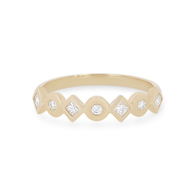 Michael M. Mixed Shape Bezel Ring