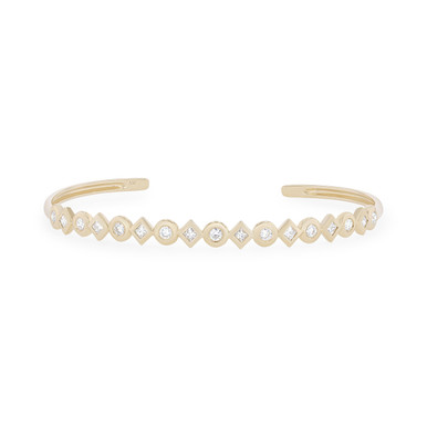 Michael M. Bezel Mixed Shape Bangle