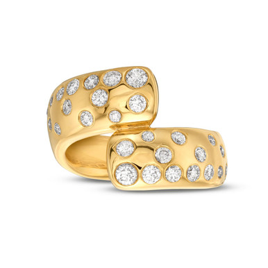 Scatter Diamond Bypass Ring