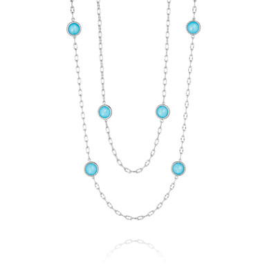 Tacori Crescent Embrace Turquoise Necklace