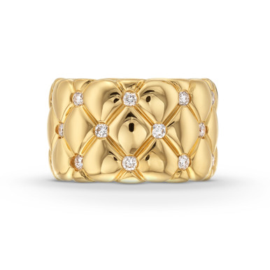 Quilted Diamond Ring by A. Jaffe