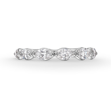 A. Jaffe Marquise Diamond Wedding Band