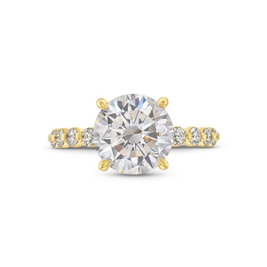 Tacori Sculpted Crescent Round Engagement Setting