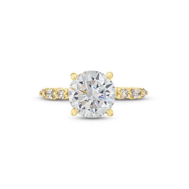 Tacori Sculpted Crescent Marquise Round Diamond Engagement Setting