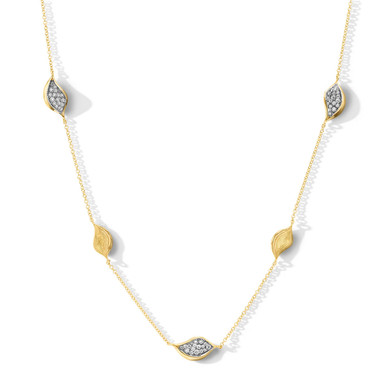 Tacori Diamond Petal Station Necklace