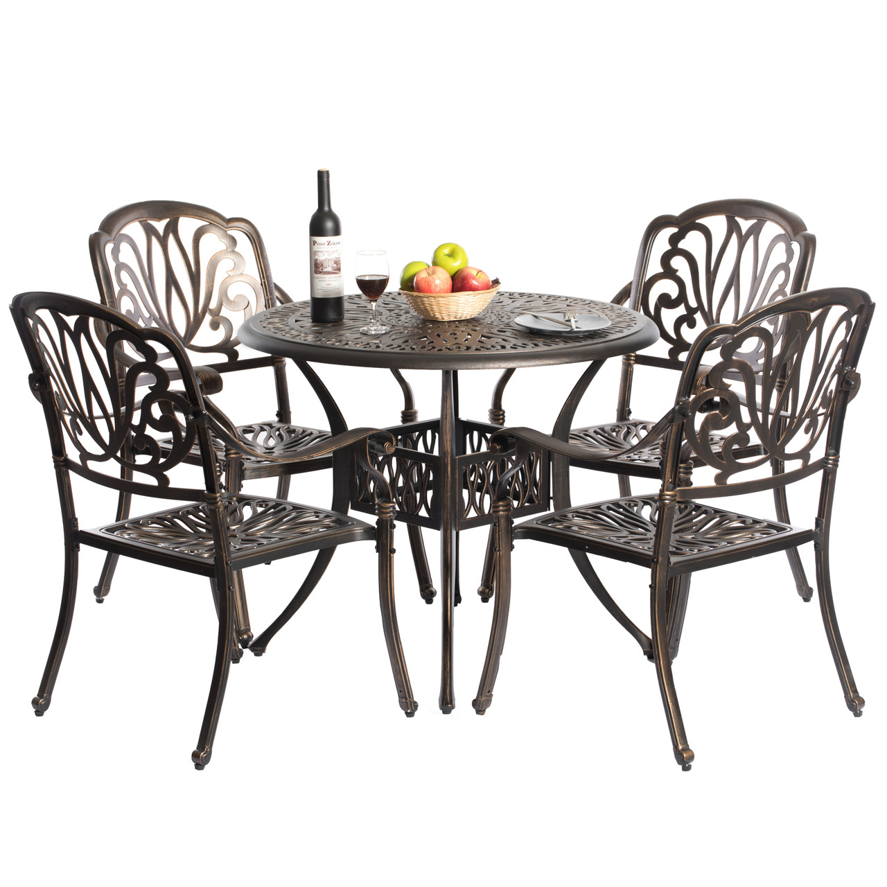 bistro dining table and 4 chairs