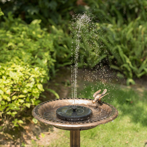 copper bird bath fountain