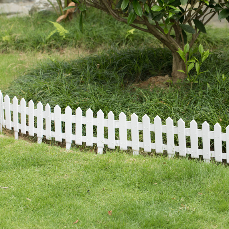 Decorative Garden Ornamental Edging Border Lawn Picket Fence Landscape ...