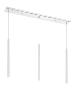 Forest LED Linear Chandelier in Chrome (224|917MP24WHLED3LCH)