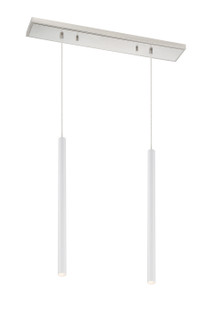 Forest LED Linear Chandelier in Brushed Nickel (224|917MP24WHLED2LBN)