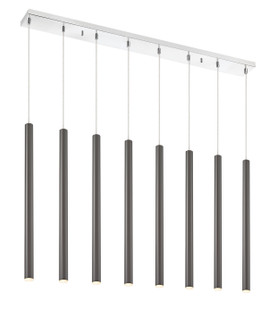 Forest LED Linear Chandelier in Chrome (224|917MP24PBLLED8LCH)