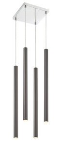 Forest LED Chandelier in Chrome (224|917MP24PBLLED4SCH)