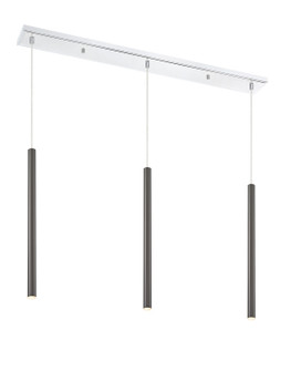 Forest LED Linear Chandelier in Chrome (224|917MP24PBLLED3LCH)