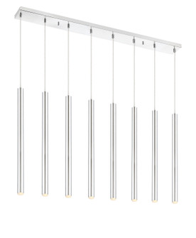 Forest LED Linear Chandelier in Chrome (224|917MP24CHLED8LCH)