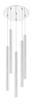 Forest LED Chandelier in Chrome (224|917MP24CHLED5RCH)