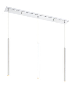 Forest LED Linear Chandelier in Chrome (224|917MP24CHLED3LCH)