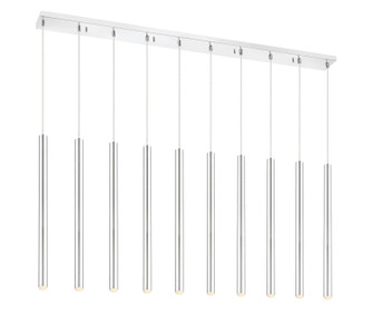 Forest LED Linear Chandelier in Chrome (224|917MP24CHLED10LCH)