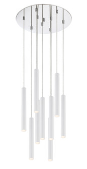Forest LED Chandelier in Chrome (224|917MP12WHLED9RCH)