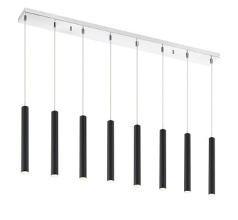 Forest LED Linear Chandelier in Chrome (224|917MP12MBLED8LCH)