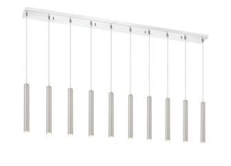 Forest LED Linear Chandelier in Chrome (224|917MP12BNLED10LCH)