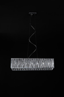 Terra Seven Light Linear Chandelier in Chrome (224|872CH34)