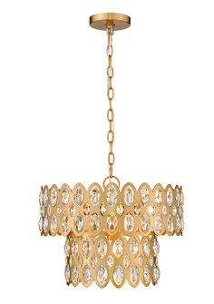 Dealey Five Light Pendant in Heirloom Brass (224|822P15HB)