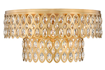 Dealey 12 Light Flush Mount in Heirloom Brass (224|822F24HB)