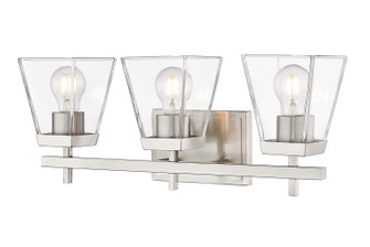 Lauren Three Light Vanity in Brushed Nickel (224|8193VBN)