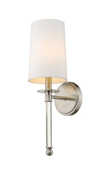 Mila One Light Wall Sconce in Brushed Nickel (224|8081SBN)