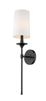 Emily One Light Wall Sconce in Matte Black (224|8071SMB)