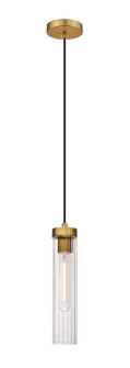 Beau One Light Pendant in Rubbed Brass (224|740PRB)