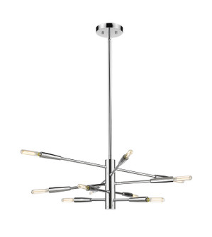 Ascension Ten Light Chandelier in Chrome (224|73710CH)