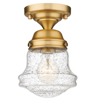 Vaughn One Light Flush Mount in Heritage Brass (224|736F1HBR)