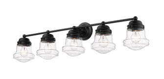 Vaughn Five Light Vanity in Matte Black (224|7365VMB)