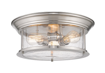 Sonna Three Light Flush Mount in Brushed Nickel (224|727F16BN)