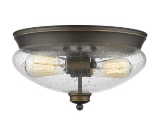 Amon Two Light Flush Mount in Olde Bronze (224|722F2OB)