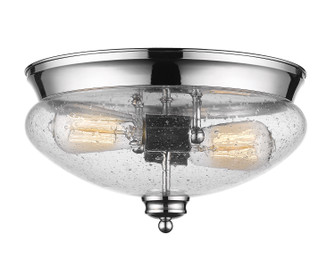 Amon Two Light Flush Mount in Chrome (224|722F2CH)