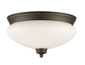 Amon Two Light Flush Mount in Olde Bronze (224|721F2OB)