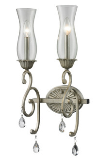 Melina Two Light Wall Sconce in Antique Silver (224|7202SAS)