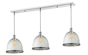 Mason Three Light Linear Chandelier in Chrome (224|719P133CH)