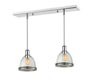 Mason One Light Linear Chandelier in Chrome (224|719MP2CH)