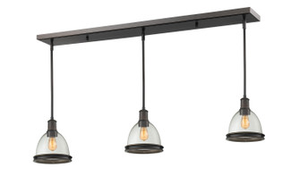 Mason Three Light Linear Chandelier in Olde Bronze (224|717MP3OB)