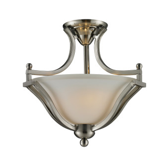 Lagoon Two Light Semi Flush Mount in Brushed Nickel (224|704SFBN)